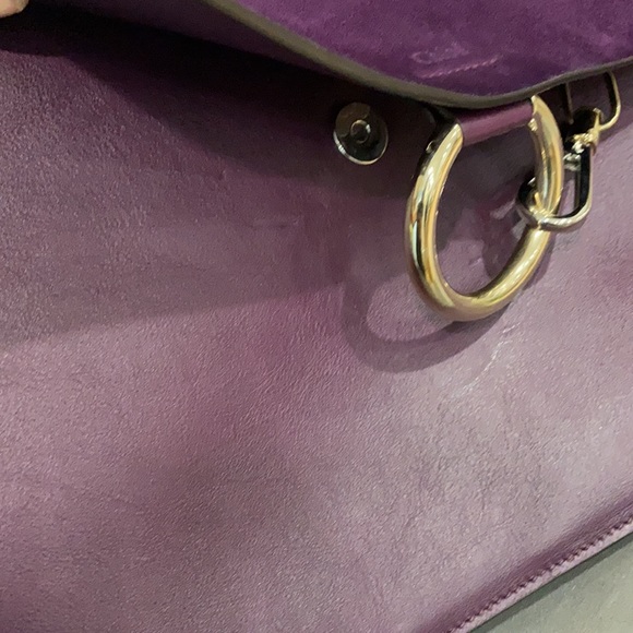 STILL AVAILABLE - Chloé Faye Shoulder Bag in Intense Violine - Picture 9 of 13